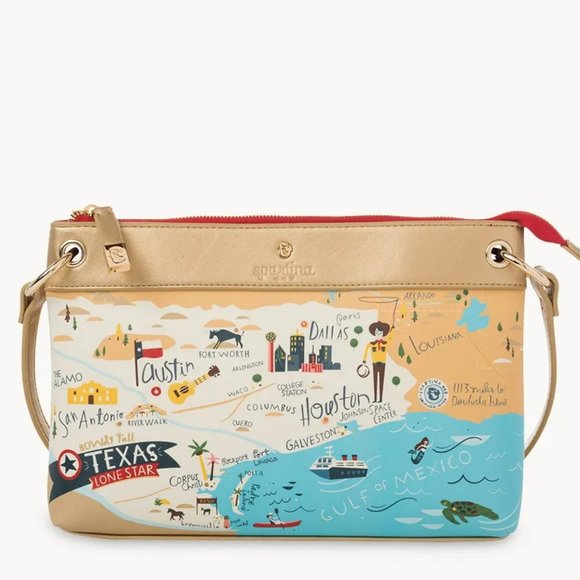 NWT New Spartina Texas Crossbody Retired Rare